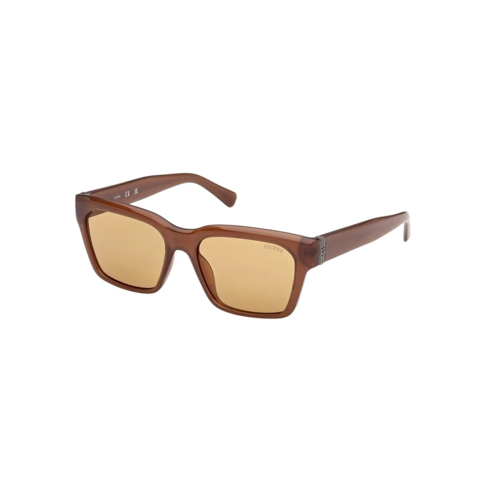 Guess Men's Brown Square Sunglasses