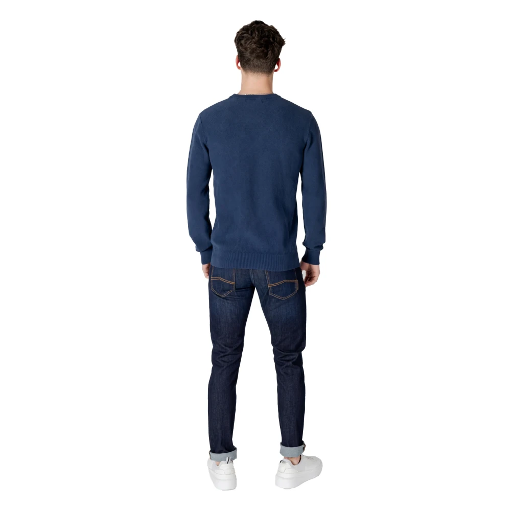 Guess Stijlvolle Heren Katoenen Sweatshirt Collectie Blue Heren