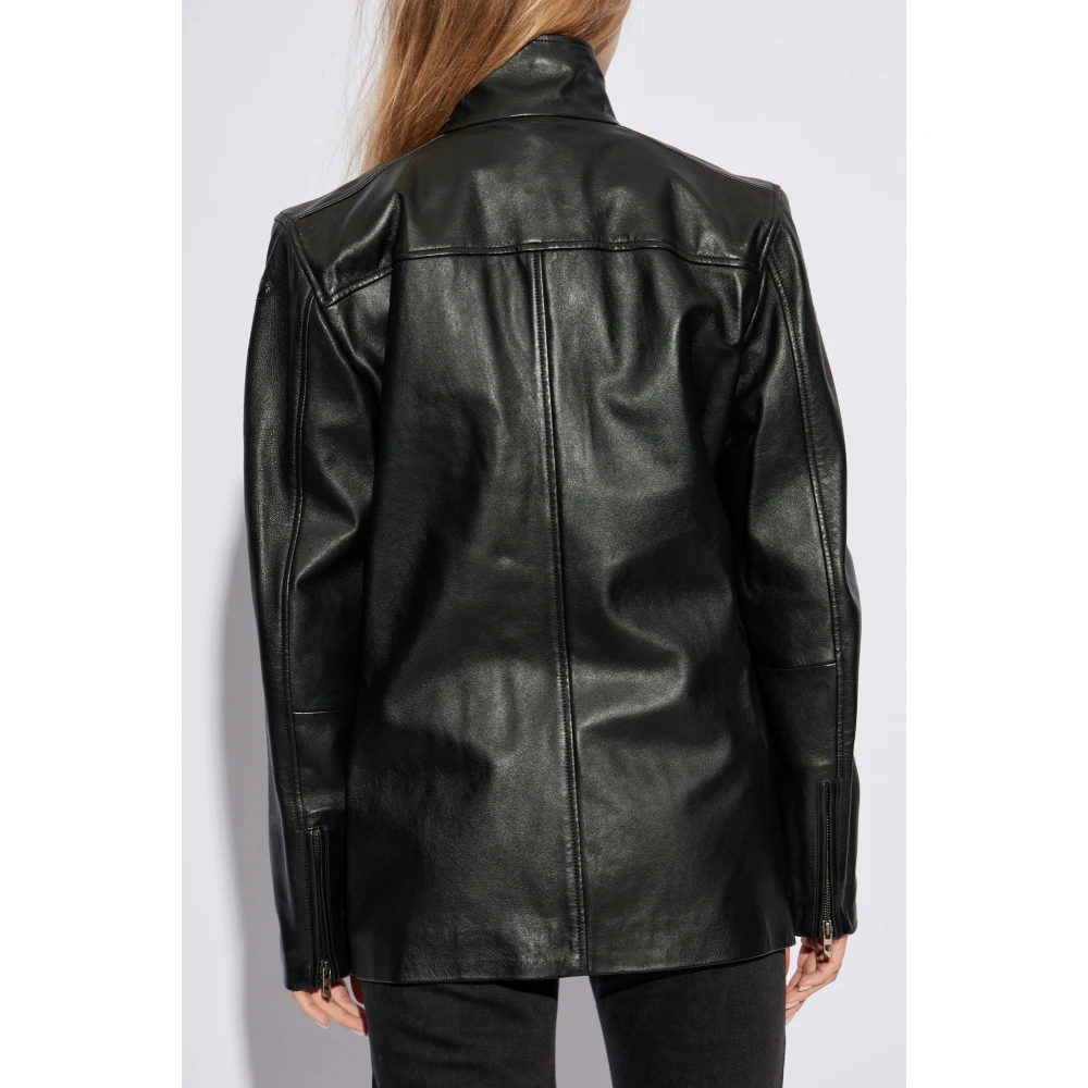 Diesel Leren jas L-Gast Black Heren