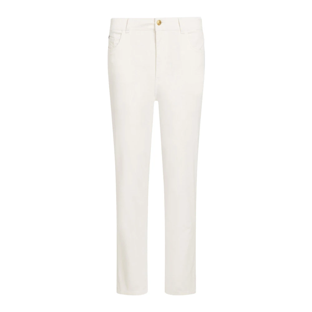 Tommy Hilfiger Ribfluwelen Broek voor Dames White Dames
