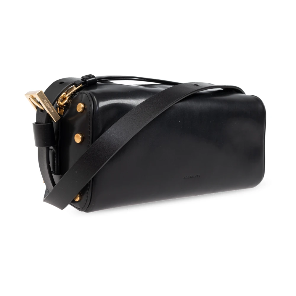 AllSaints Schoudertas Miro Black Dames