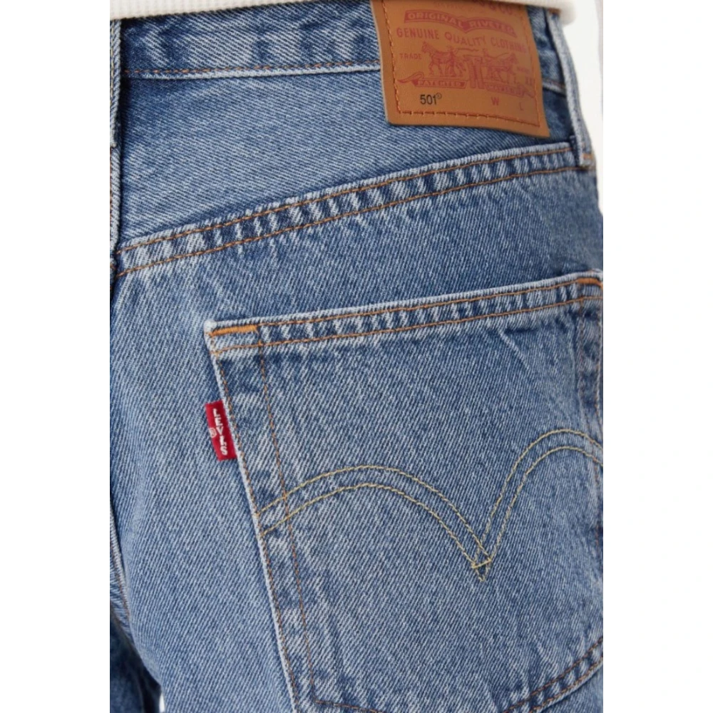 Levi's Opgerolde korte broek voor vrouwen Blue Dames