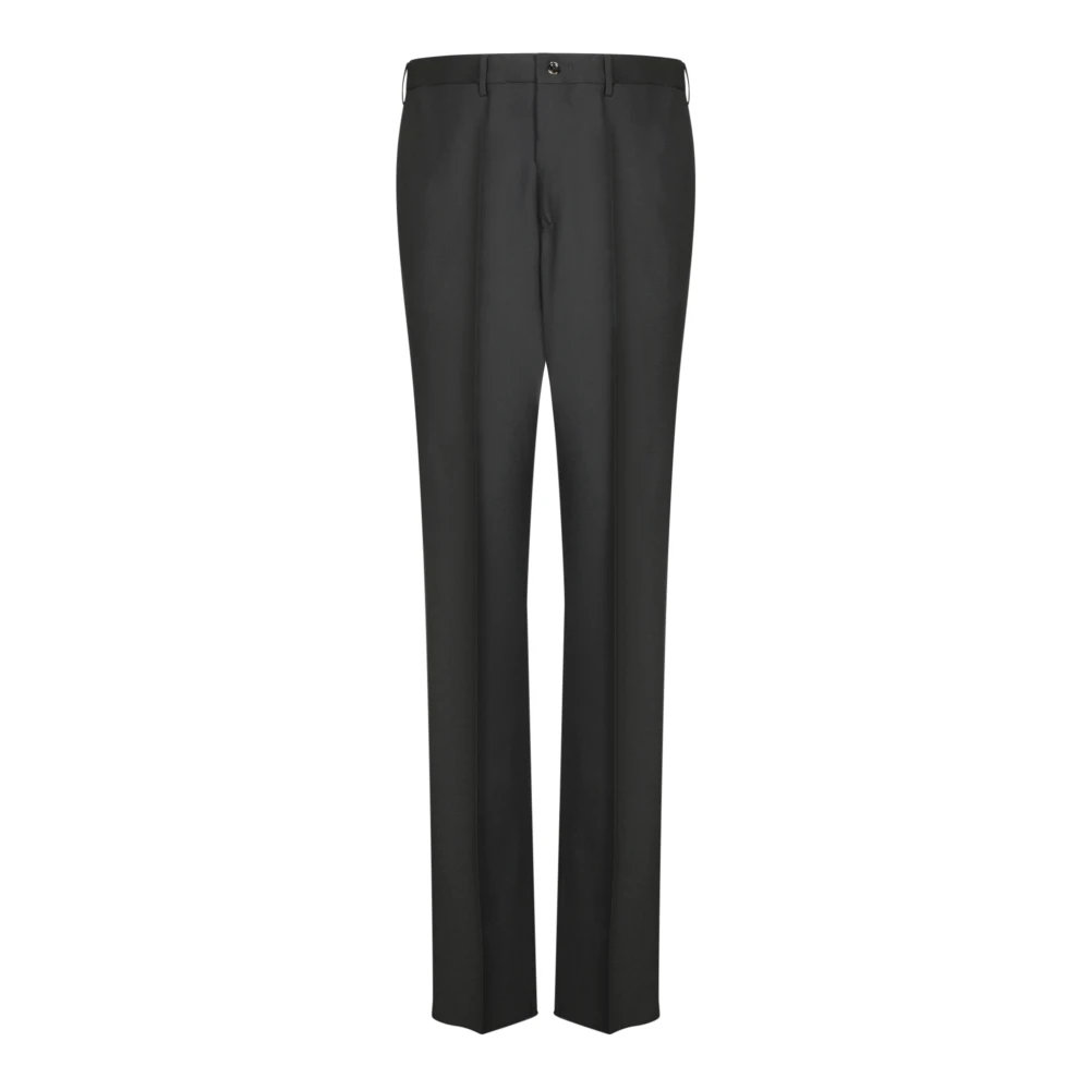 Dell'oglio Zwarte Broek voor Mannen Aw24 Black Heren