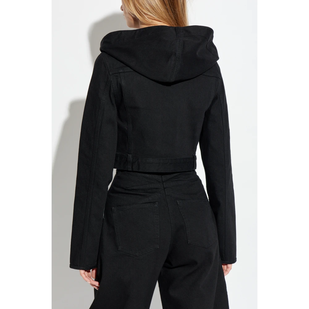 Alaïa Denim jas Black Dames