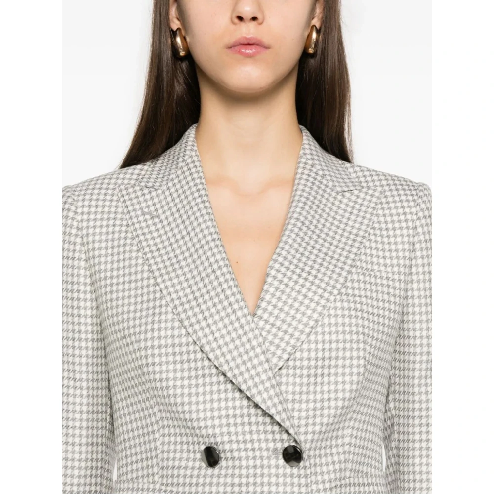 Tagliatore Dameskleding Jas P1363 Aw24 Gray Dames