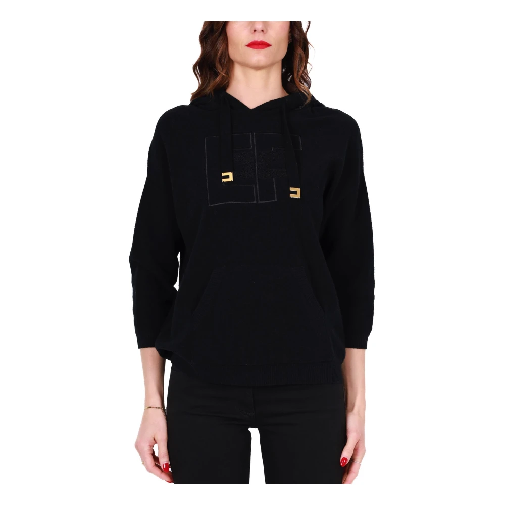 Sweatshirts & Hoodies > Hoodies - - Elisabetta Franchi - Modalova