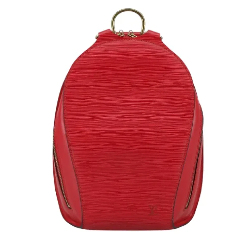 Louis Vuitton Vintage Pre-owned Leather backpacks Red Dames