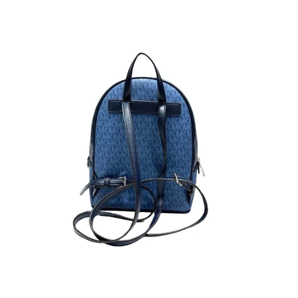 Michael Kors Pre-owned Canvas backpacks Blue Dames