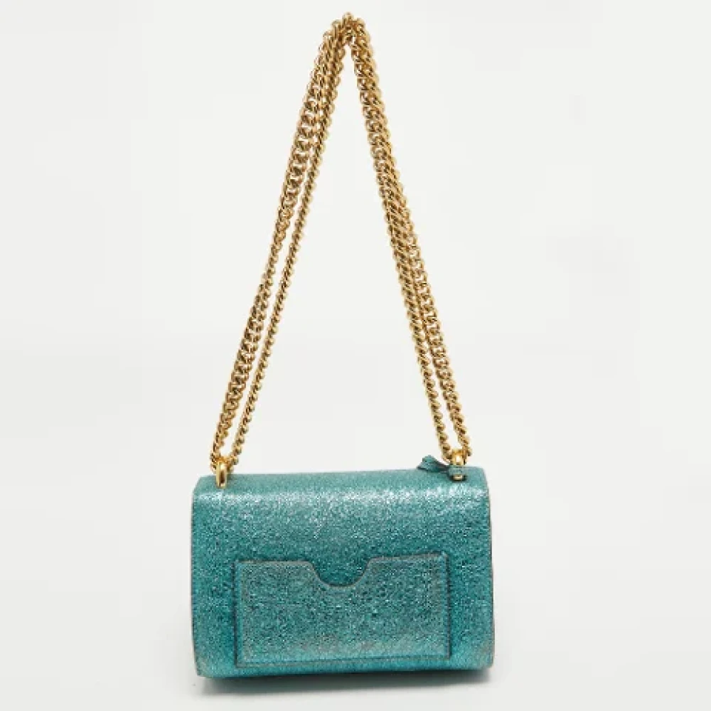 Gucci Vintage Pre-owned Leather gucci-bags Green Dames
