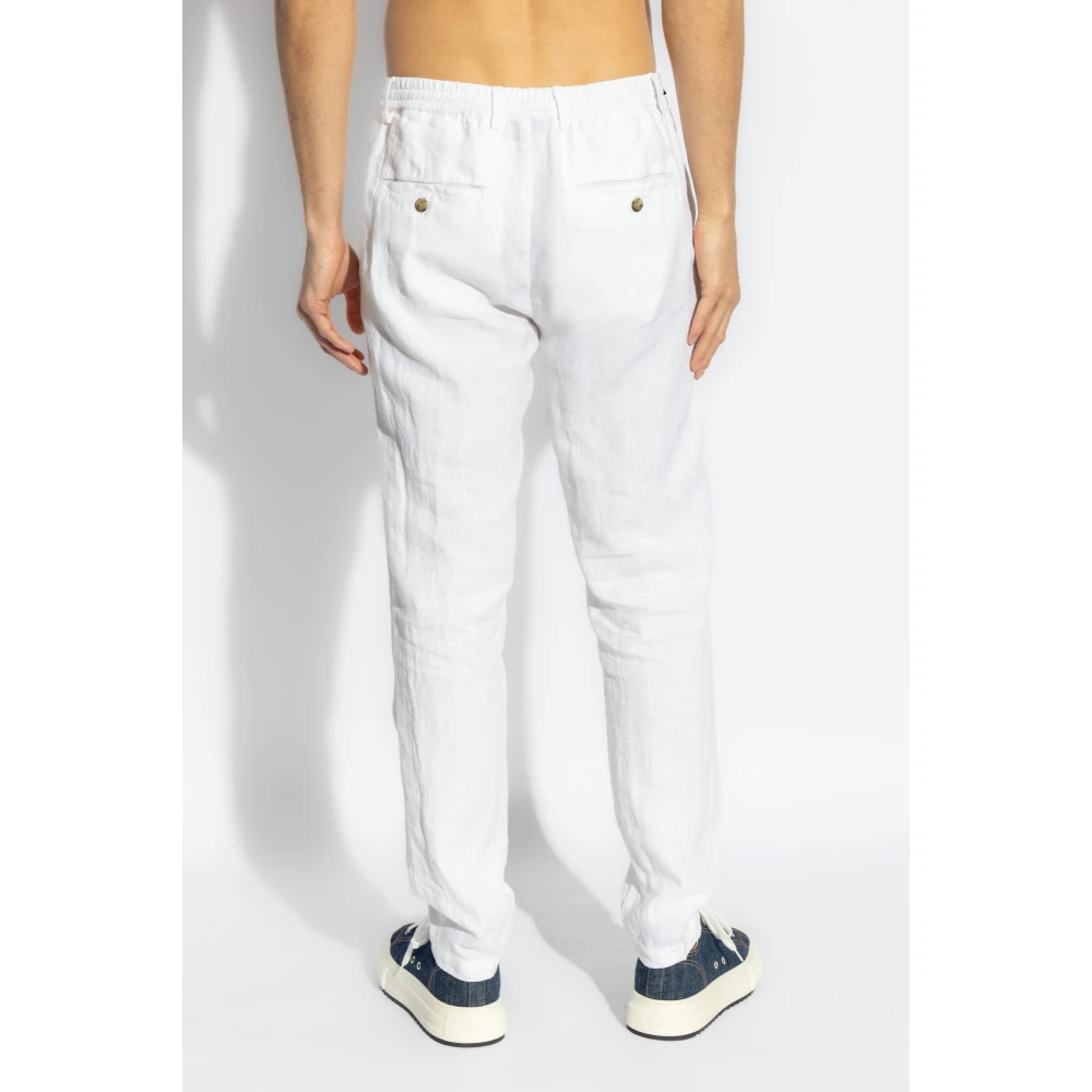 PAUL & SHARK Linnen broek White Heren