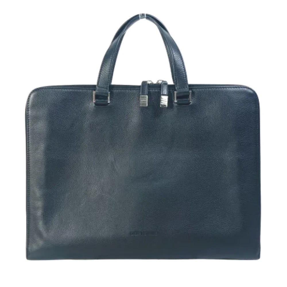 Dior Vintage Pre-owned Leather dior-bags Black Heren