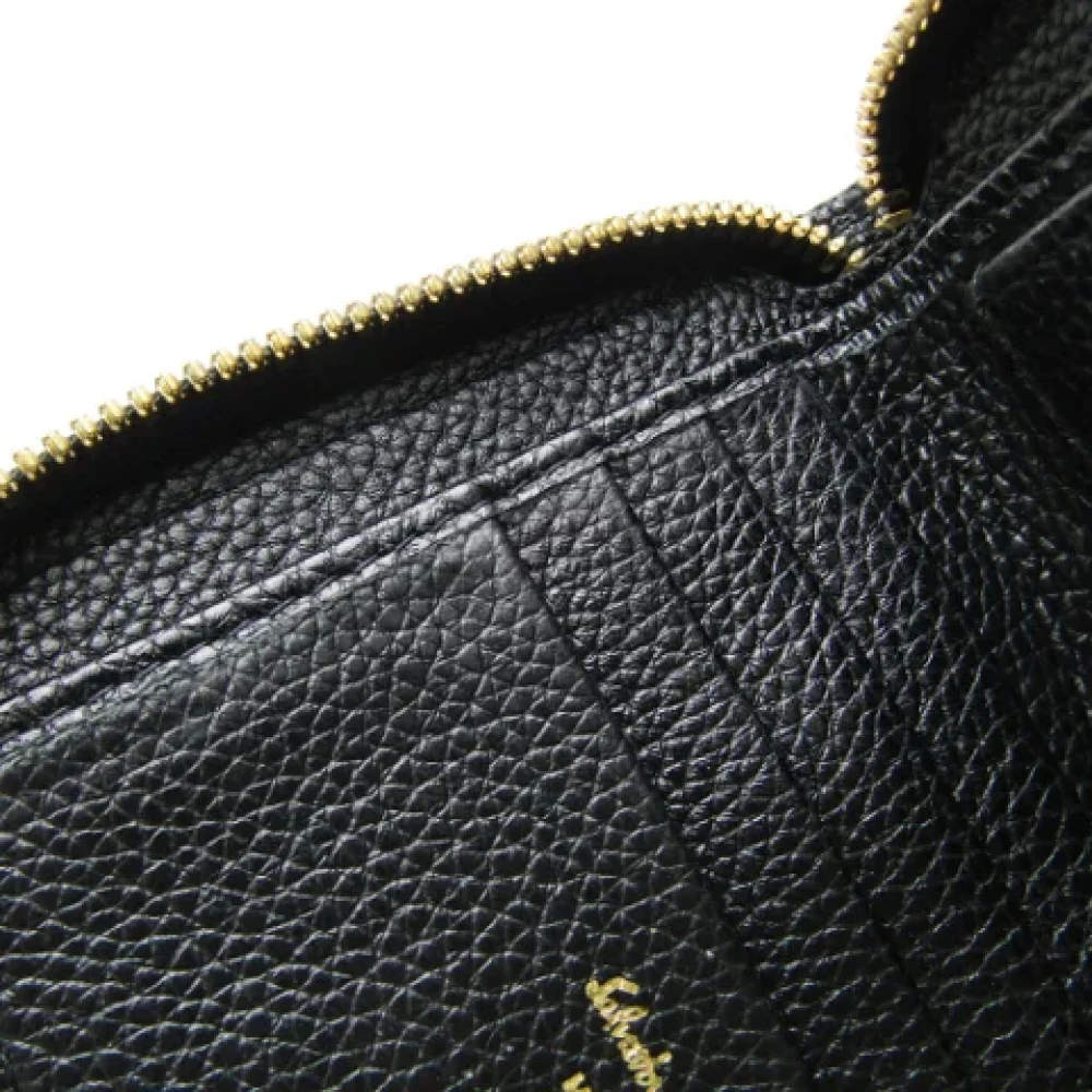 Salvatore Ferragamo Pre-owned Leather wallets Black Dames