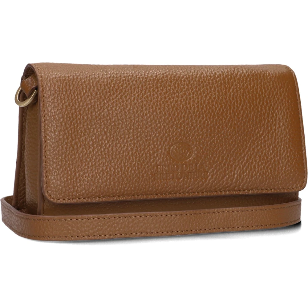 Fred de la Bretoniere Elegante Crossbody Tas voor Vrouwen Brown Dames