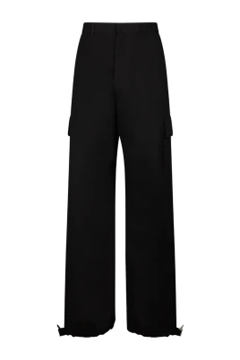 Svarta Wide Leg Byxor