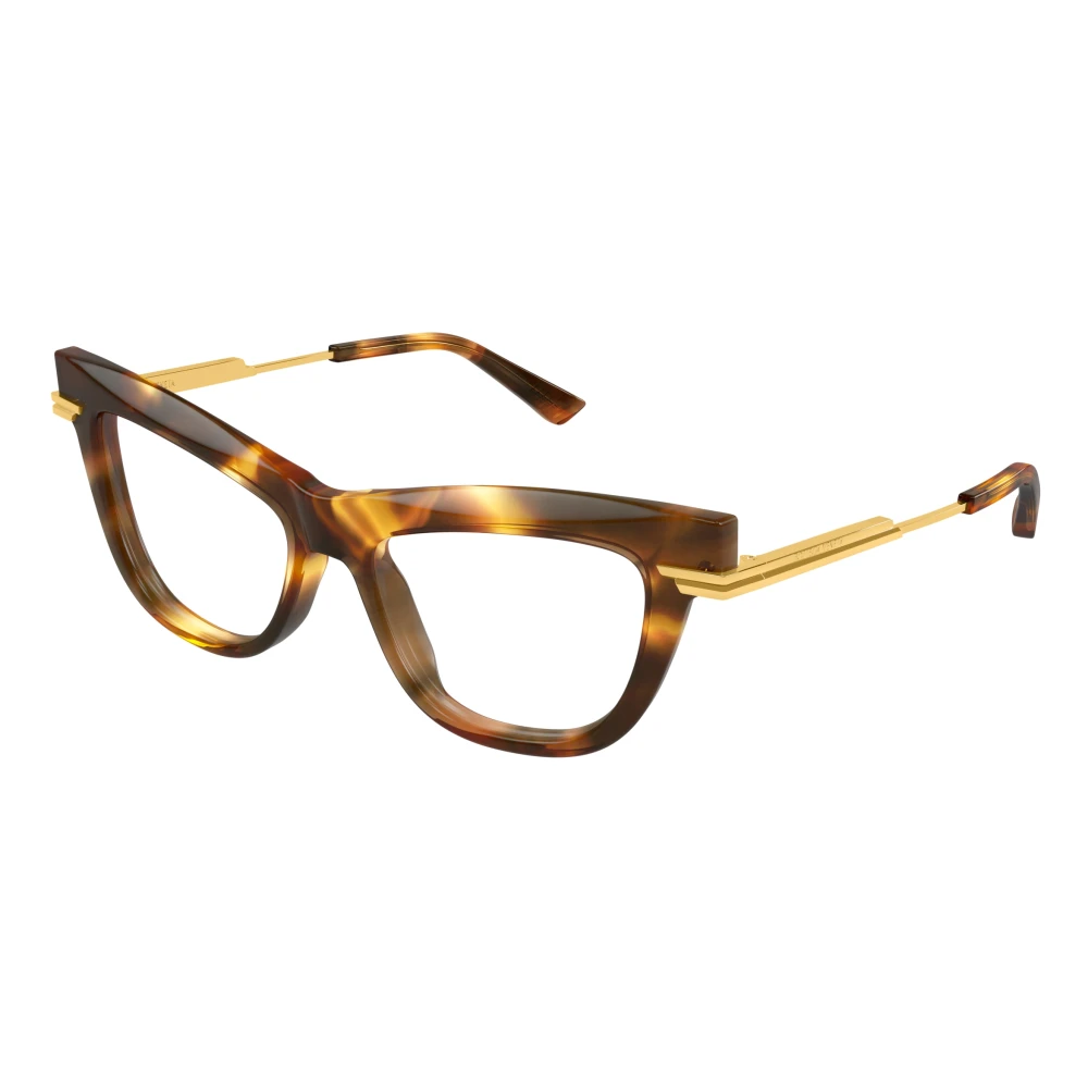 Bottega Veneta Women's Brown Glasses, 51 Mm, Stylish Eyeglasses Bv1266o In Black