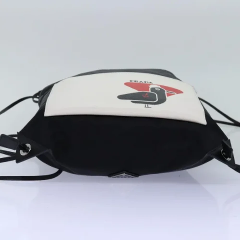 Prada Vintage Pre-owned Nylon prada-bags Black Dames