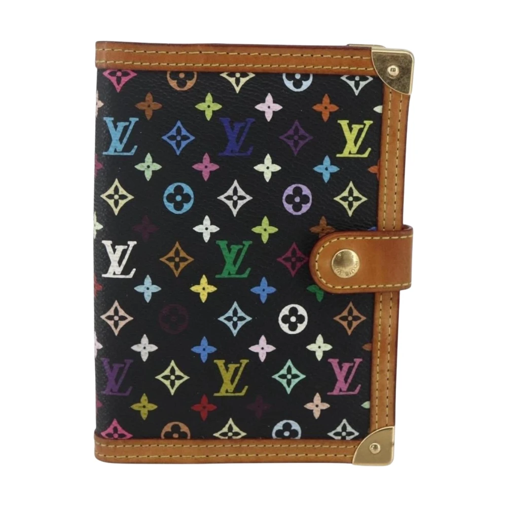 Louis Vuitton Vintage Women's Black Pre-Owned Vintage Monogram Multicolore Wallet