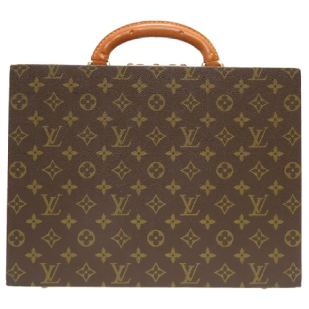 Louis Vuitton Vintage Pre-owned Canvas briefcases Brown Dames