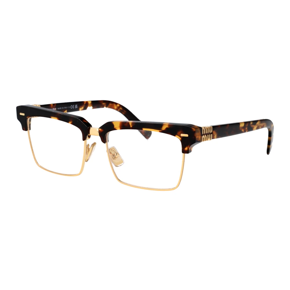 Miu Stijlvolle Optische Bril Brown Dames