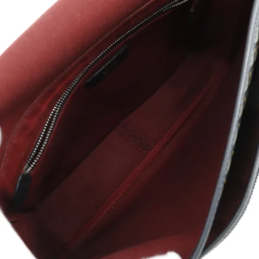 Bally Pre-owned Canvas shoulder-bags Black Dames