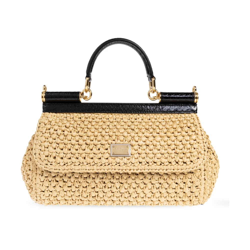 Dolce & Gabbana Handtas Sicily Beige Dames