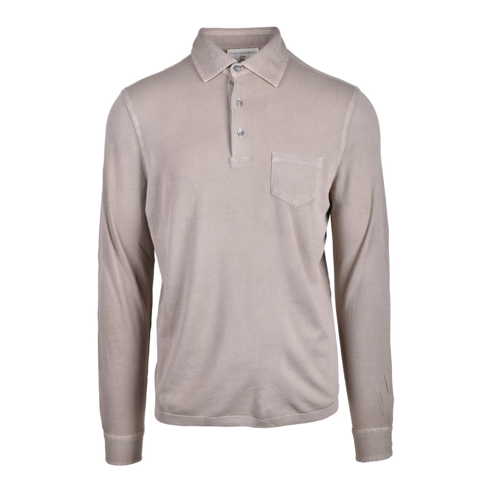 Filippo De Laurentiis Katoenen T-shirt Beige Heren