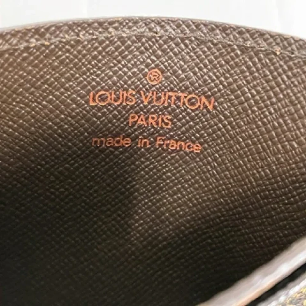 Louis Vuitton Vintage Pre-owned Fabric wallets Brown Dames