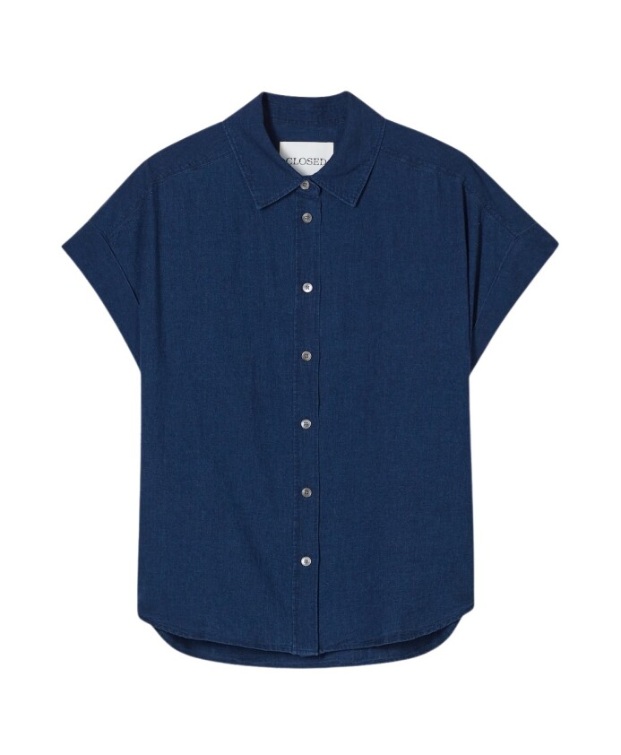 short-sleeved-linen-cotton-blend-blouse