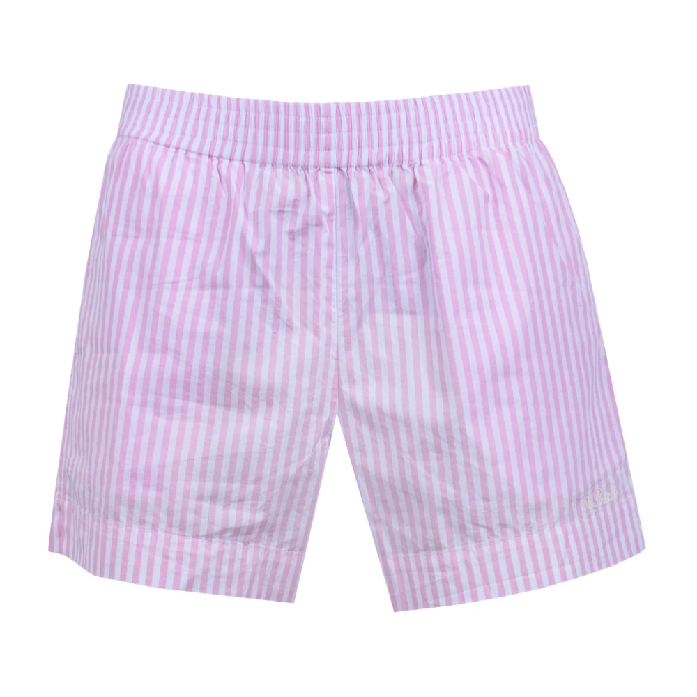 Mc2 Saint Barth Multicolor Meave Striped Shorts - Female - Casual Shorts - L - Shorts
