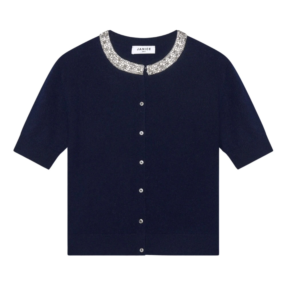 Janice Blue Blouses, Female, Xs, Moon Shirt