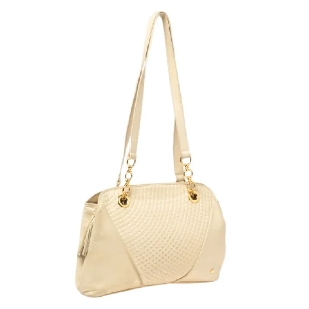 Bally Pre-owned Leather shoulder-bags Beige Dames