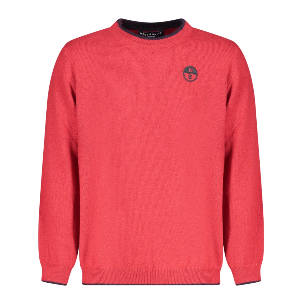 North Sails Red Jumper With Embroide Logo - Unisex - Kids Knitwear - 6 Y - Kids