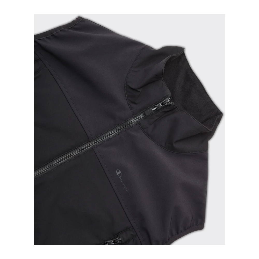 Champion Zwarte Technische Vest met Voorrits Black Heren