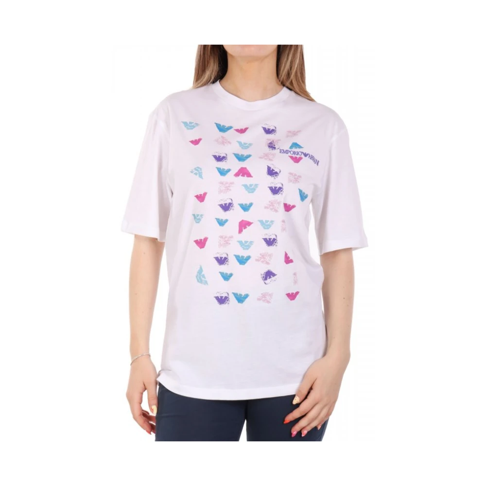 Emporio Armani Vrouw Multicolor Logo T-Shirt