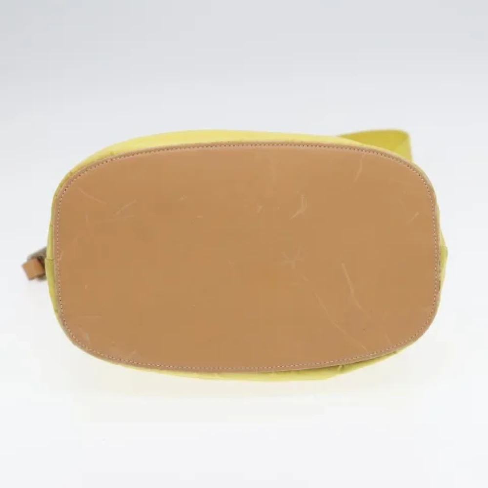 Prada Vintage Pre-owned Fabric prada-bags Yellow Dames