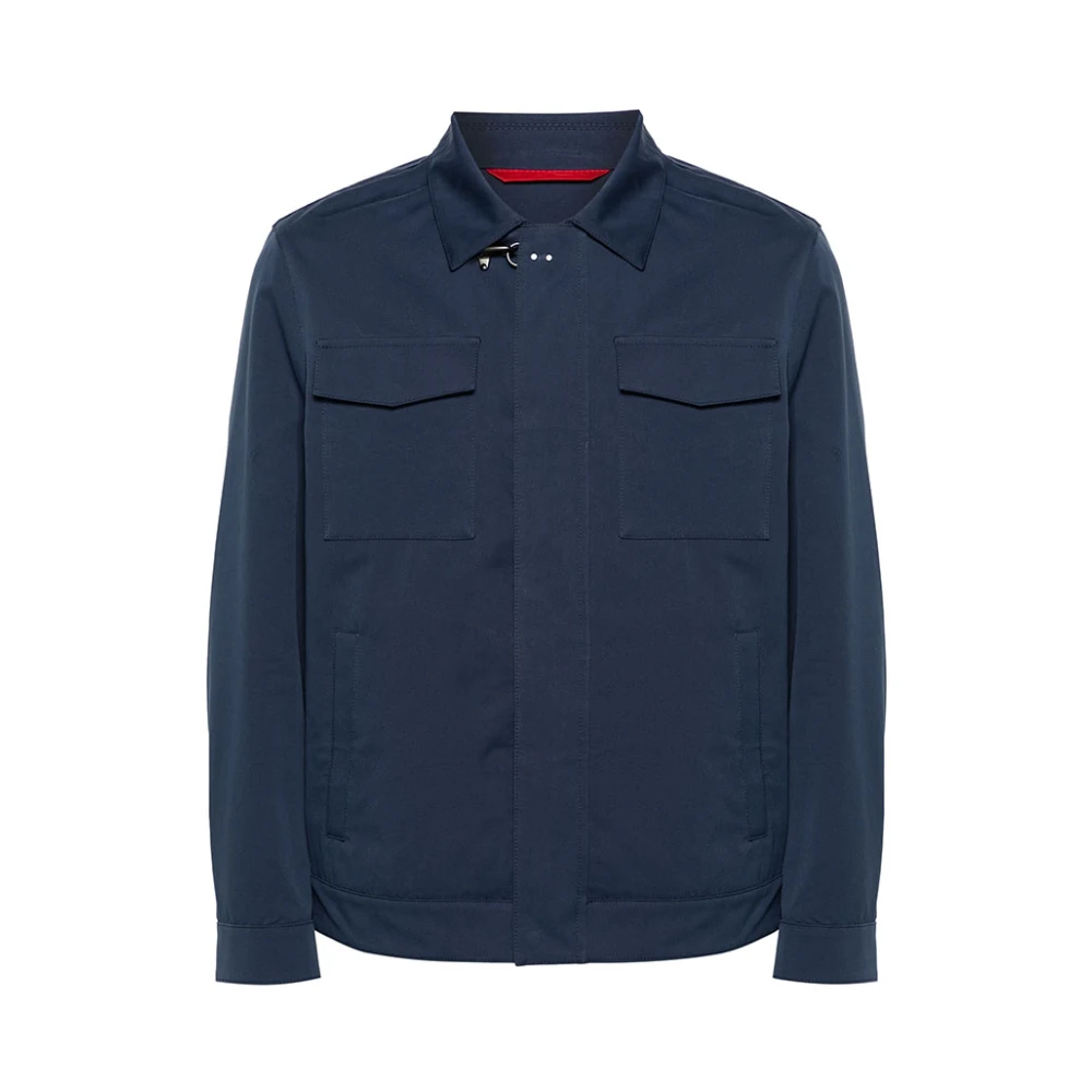 Fay Stijlvolle Truckjas voor Mannen Blue Heren