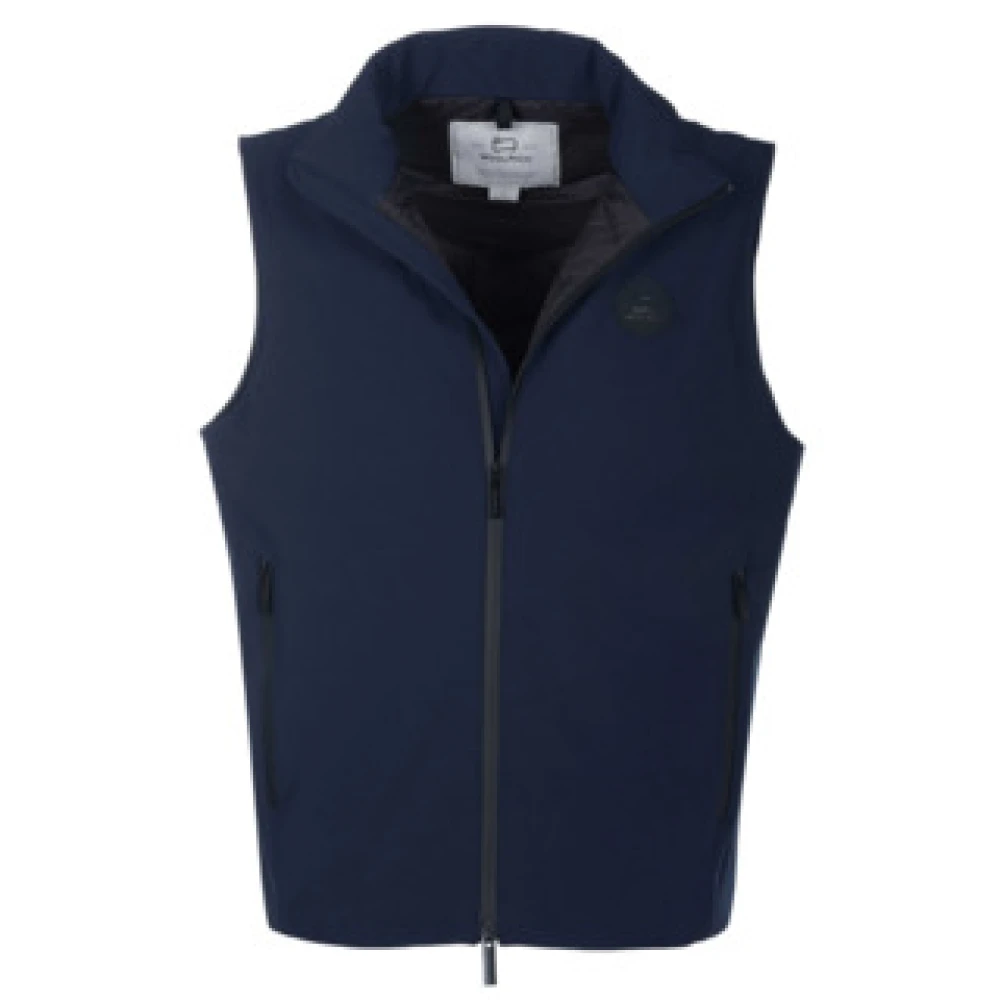 Woolrich Stijlvolle Vest voor Mannen Blue Heren