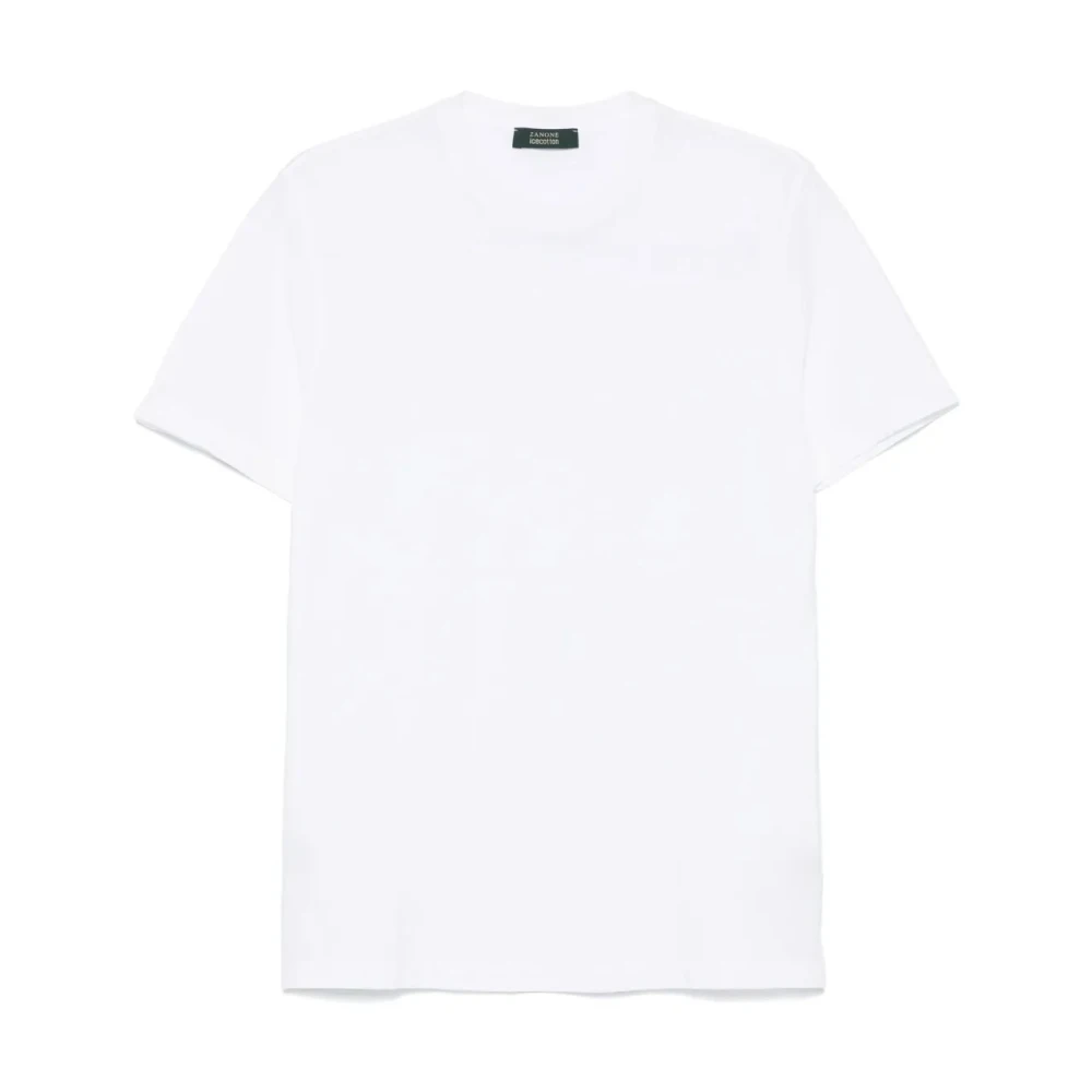 Zanone Casual T-shirt Z0001 White Heren
