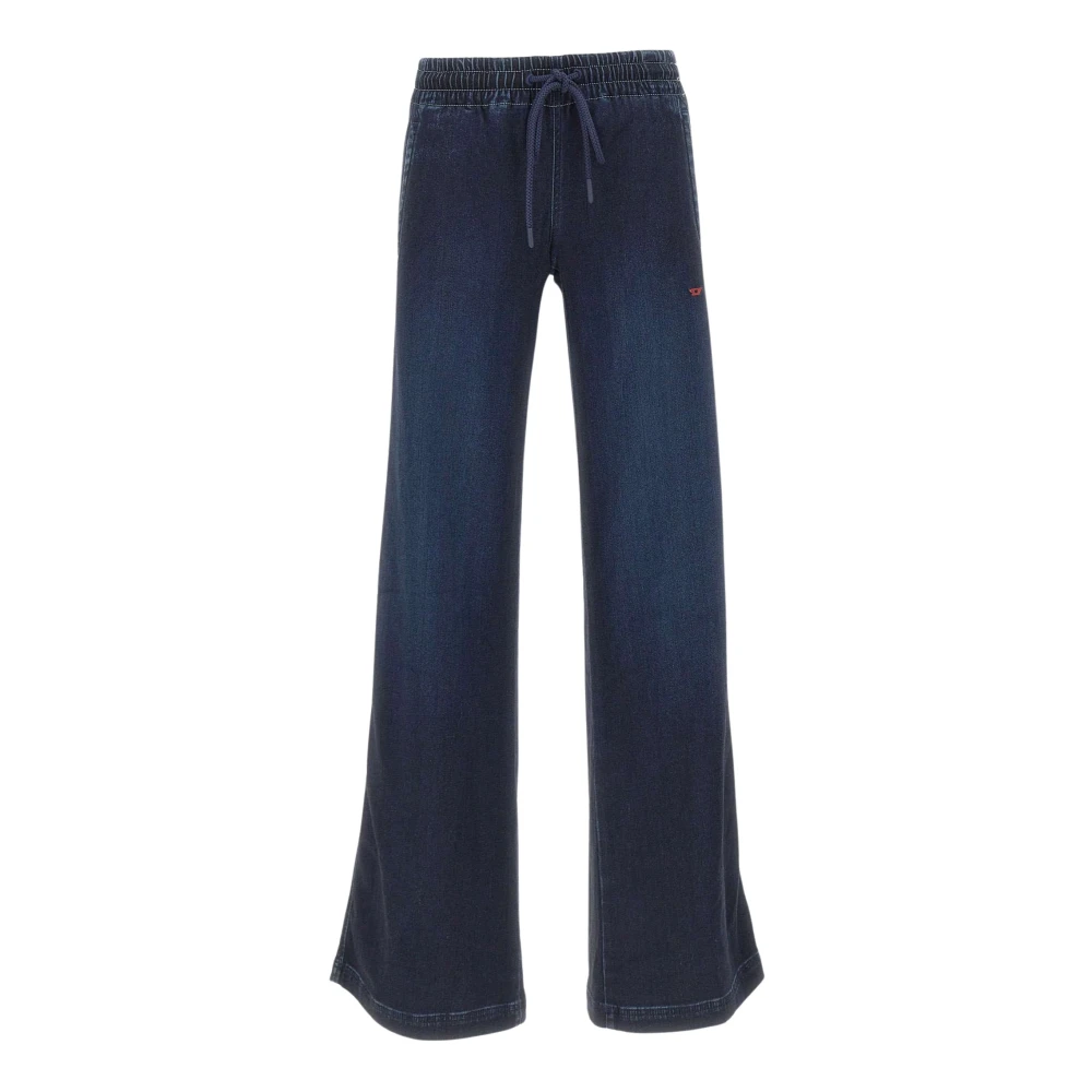 Diesel Vrouw Blauw Jeans Dames, W27, Wide Jeans