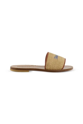 Summer Lovers Raffia Flat Sandals