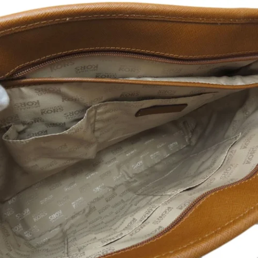 Michael Kors Pre-owned Leather totes Brown Dames