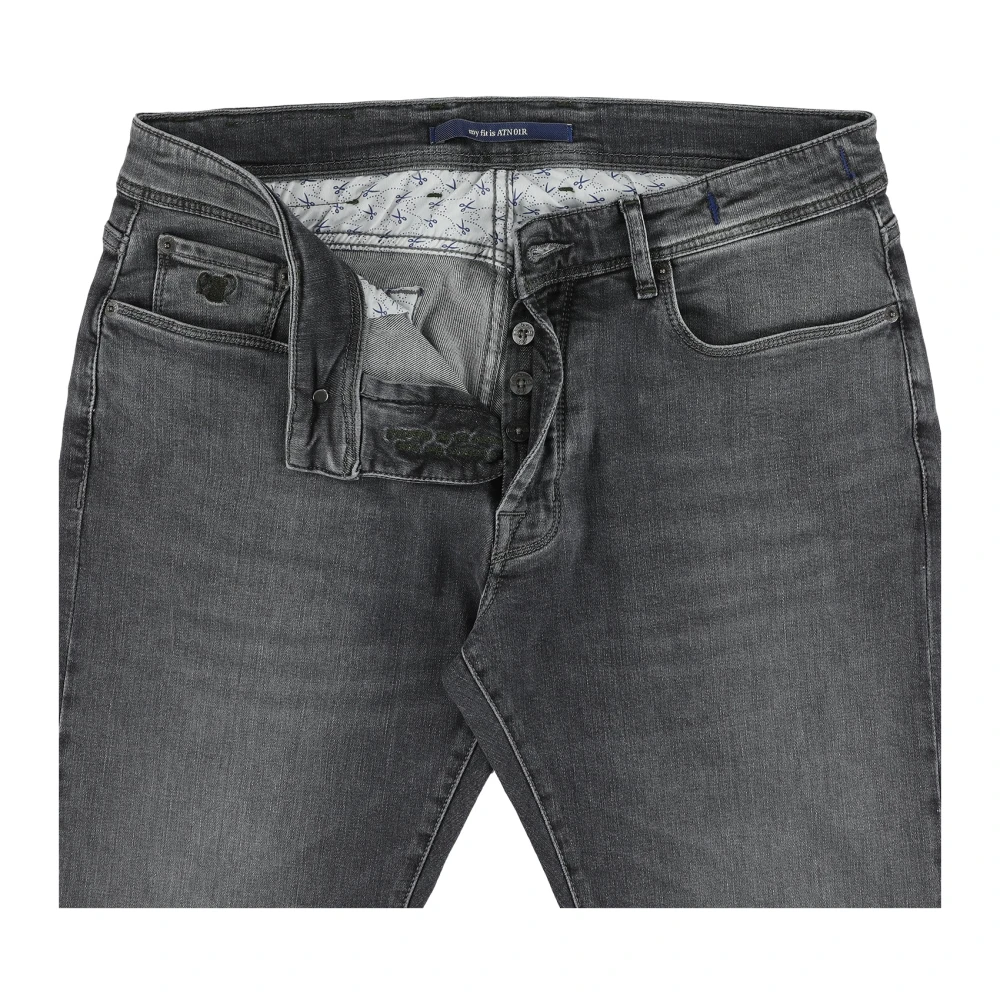 Atelier Noterman Stijlvolle Jeans Collectie Gray Heren