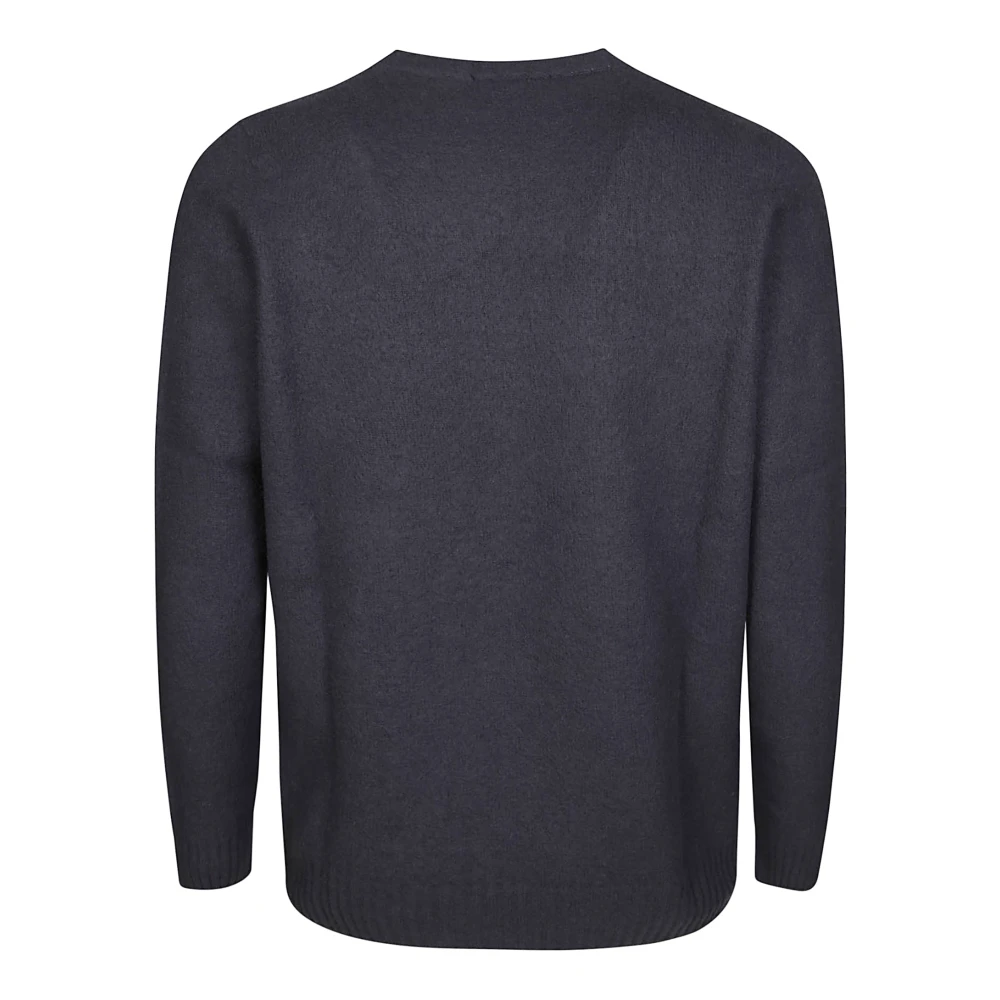 Drumohr Gestructureerde ronde hals trui Gray Heren