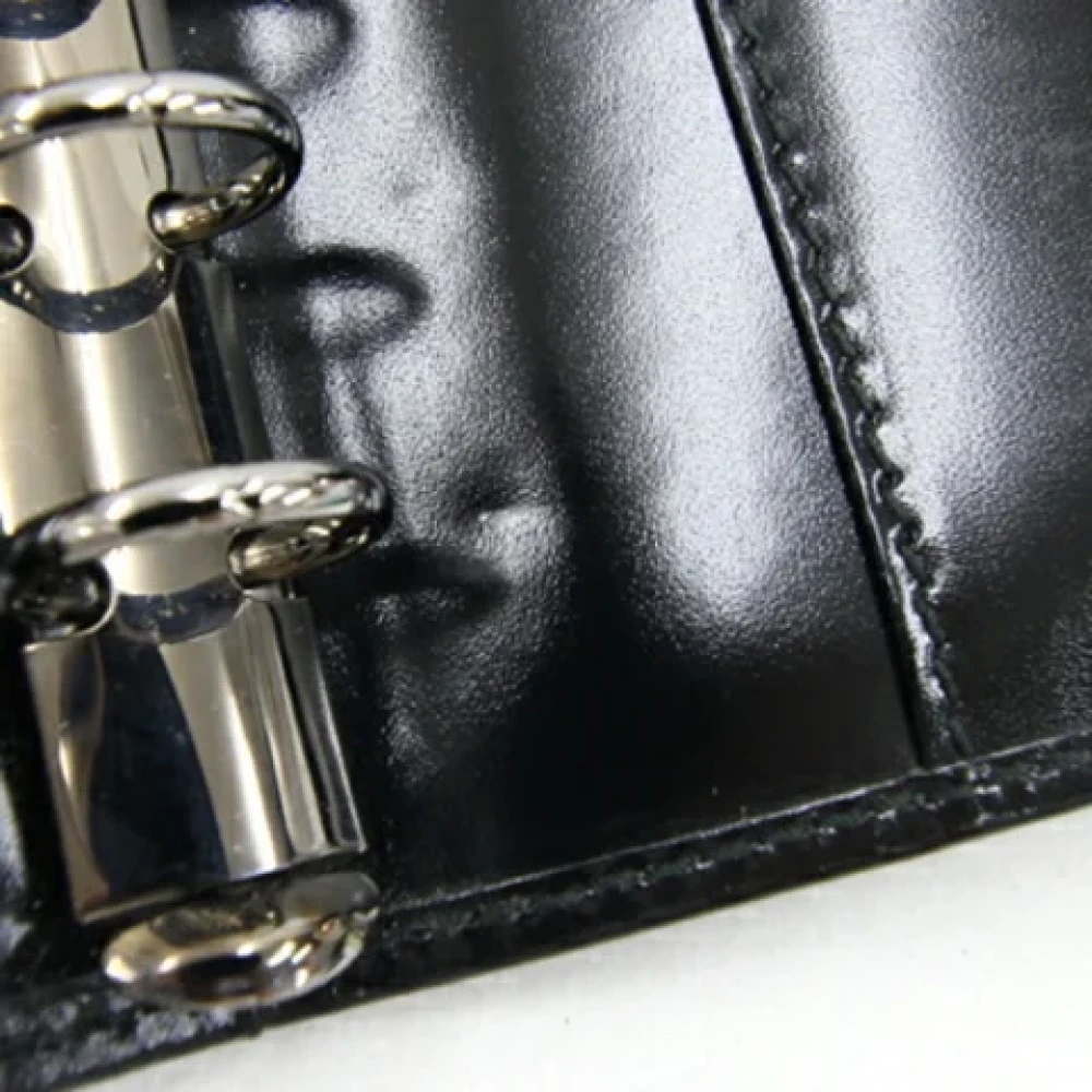 Gucci Vintage Pre-owned Leather home-office Black Dames