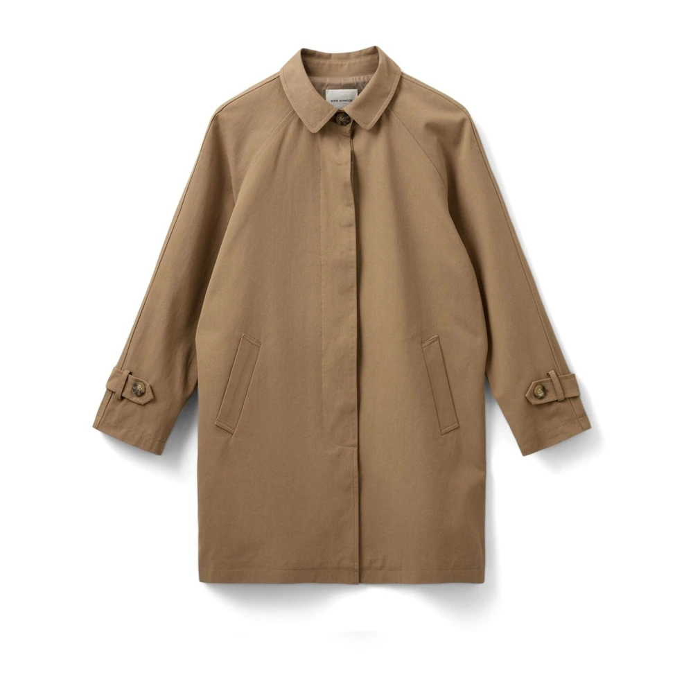 Sofie Schnoor Classic Camel Trench Coat Filippasw - Female - Trench Coats - Brown - S - Coats
