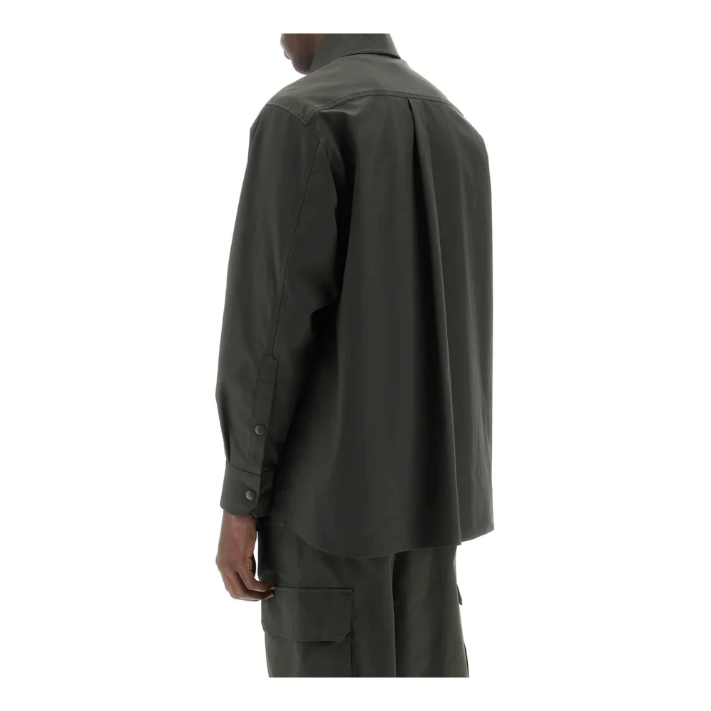 Valentino Groene Overhemd Stijlvol Klassiek Comfortabel Green Heren