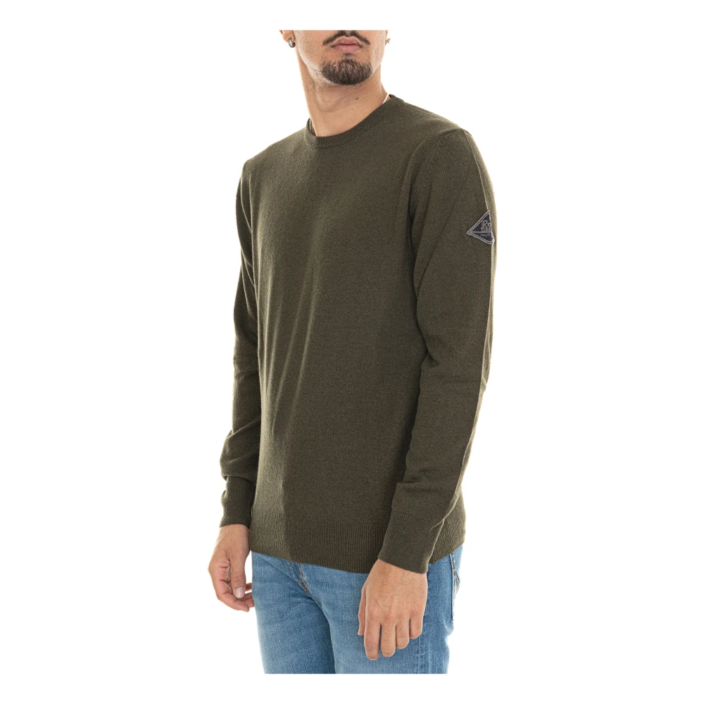 Roy Roger's Ribgebreide Trui met Armband Green Heren