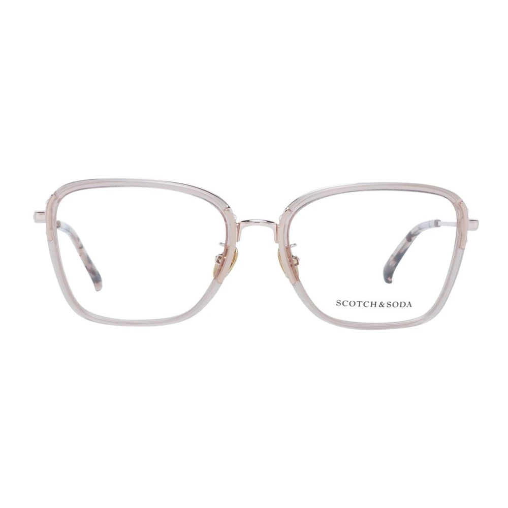 Scotch & Soda Transparante Trapezium Optische Monturen Gray Dames