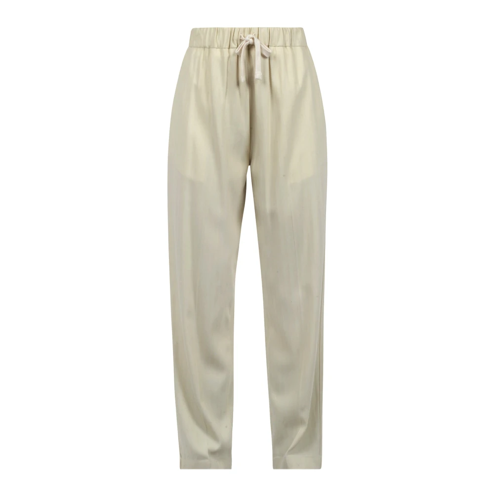 Semicouture Stijlvolle broek voor vrouwen Gray Dames