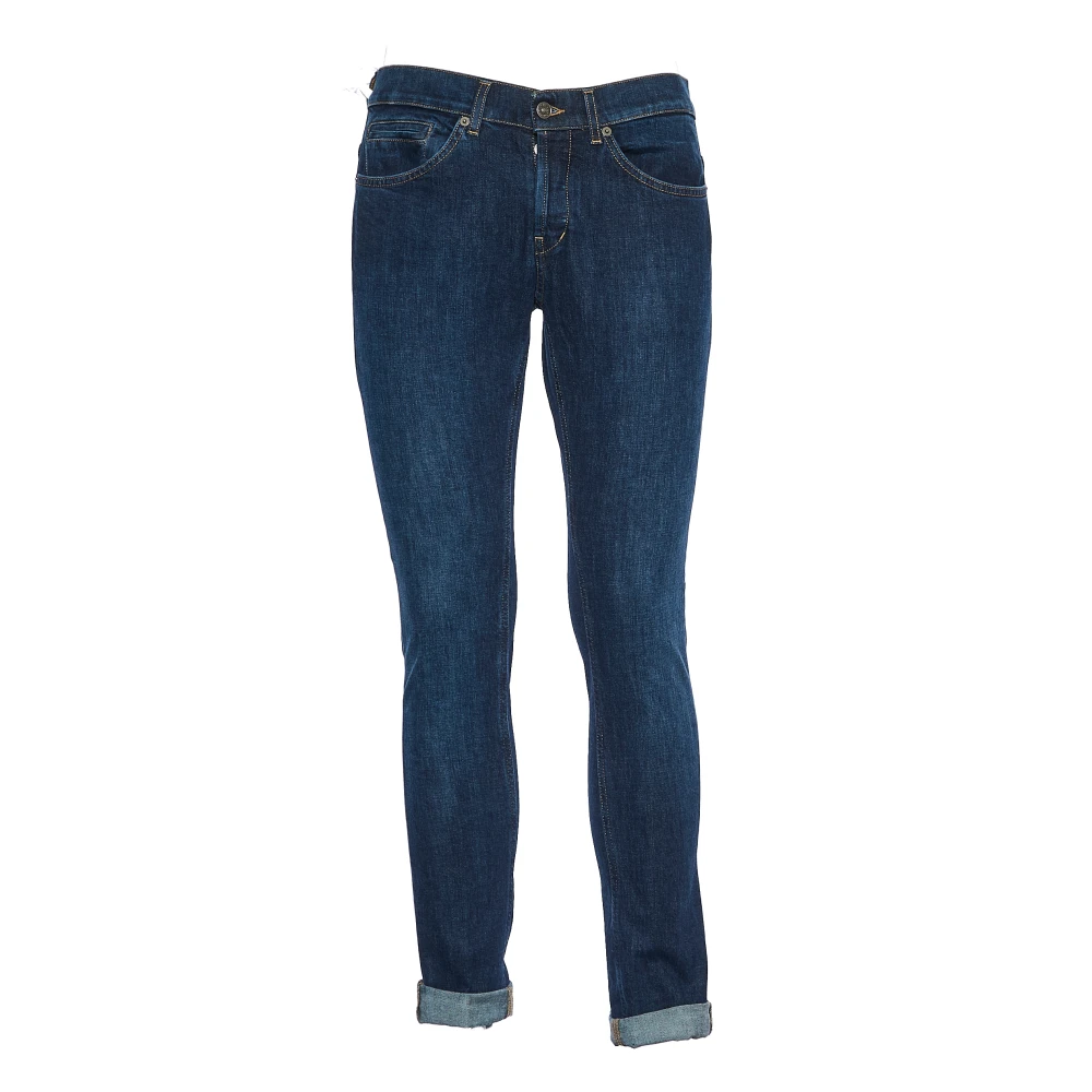 Dondup Blauwe Skinny Jeans Blue Heren